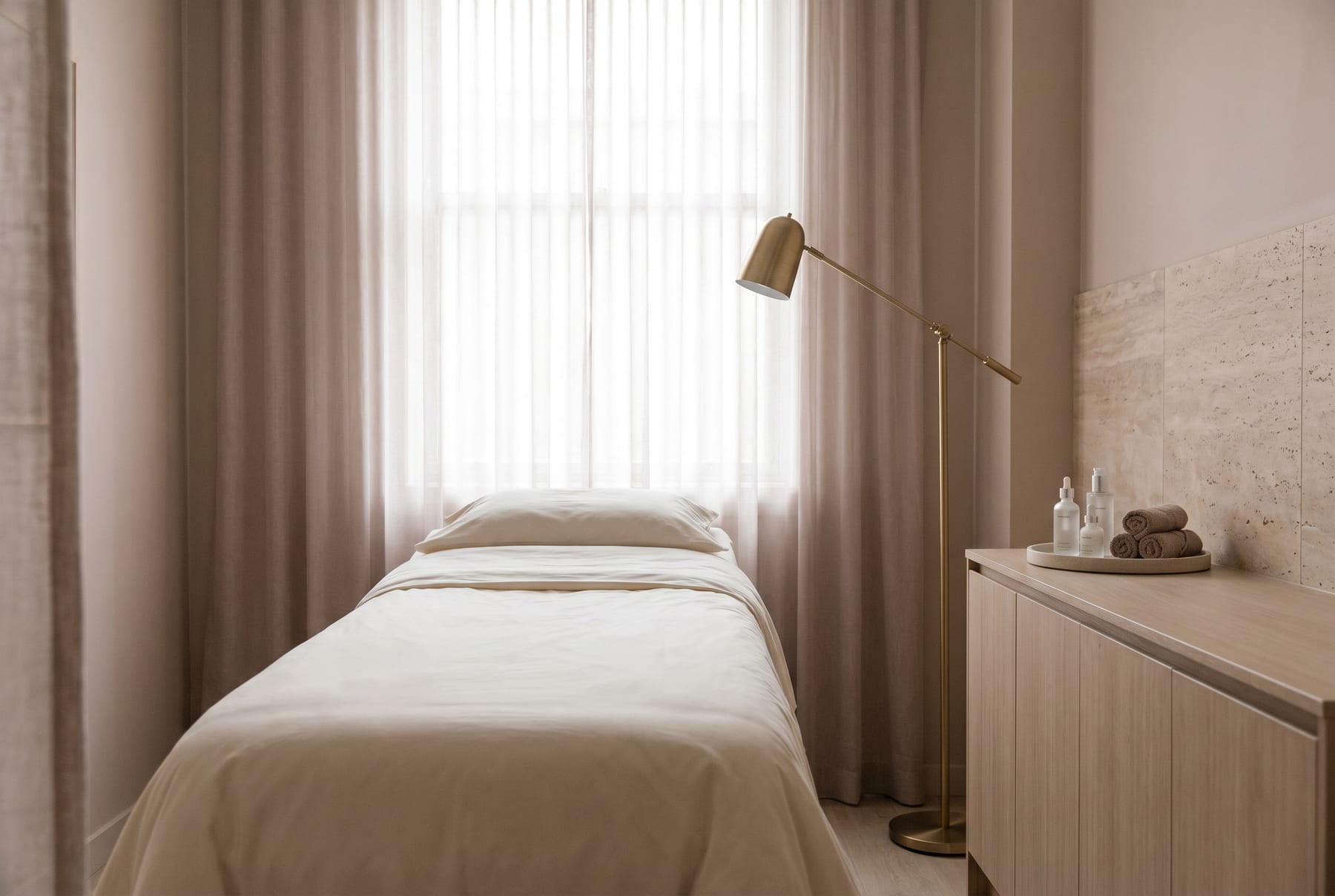 Treatment room at The Skin Welfare Clinic